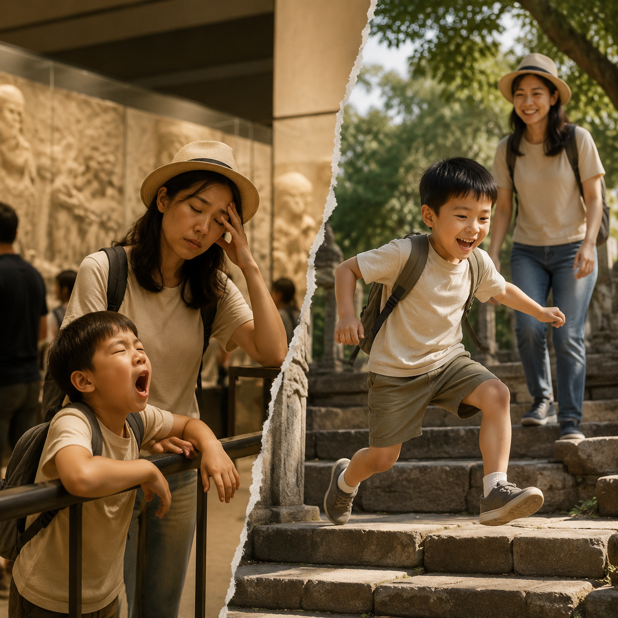 亲子旅行:让孩子见世面,先让自己有耐心:导语