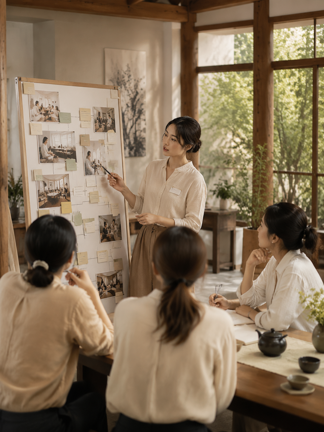 闲鹤庄旅居基地的民宿管家培训,到底教得怎么样:培训不是速成班:周期、模块、带教方式