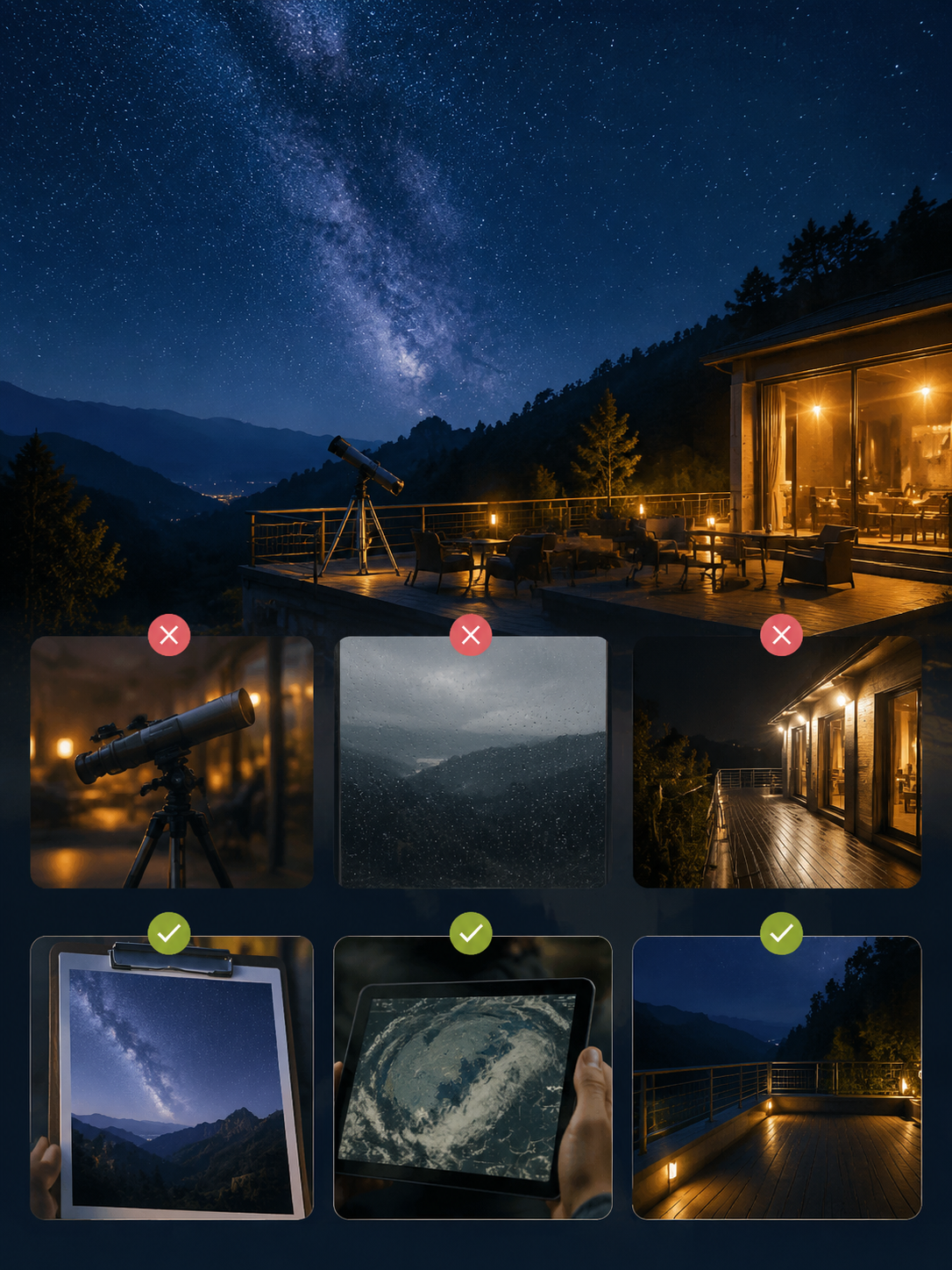 观星民宿与暗夜旅居:把星空做成可预订的产品:四、客群与季节:亲子、摄影、情侣各要什么