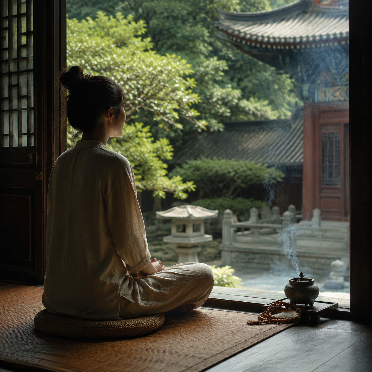 寺庙禅修旅行:年轻人的“精神避暑“:导语