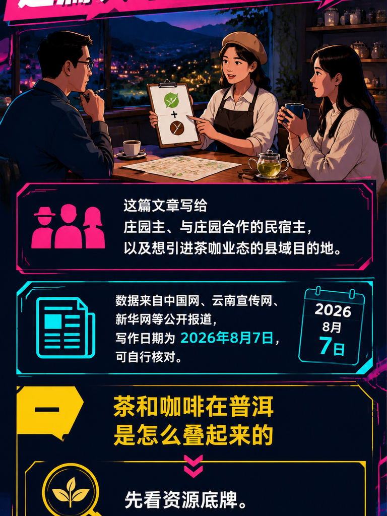 茶旅与咖啡旅居：庄园体验的产品层次与业态设计：一、茶和咖啡在普洱是怎么叠起来的