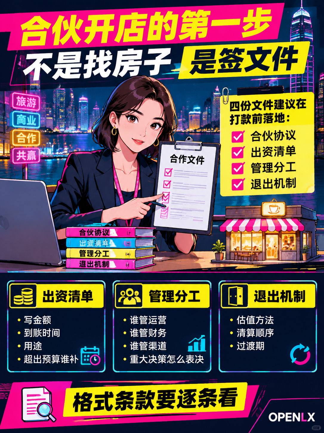 民宿合伙与夫妻店：股权设计、分工与散伙预案：二、出钱与出力：账怎么记、钱怎么分