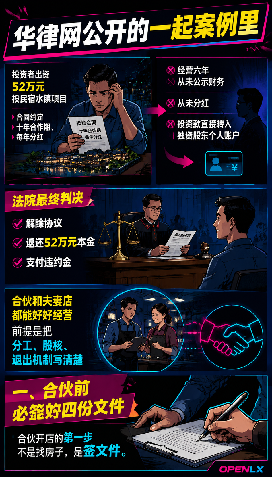 民宿合伙与夫妻店：股权设计、分工与散伙预案：FAQ