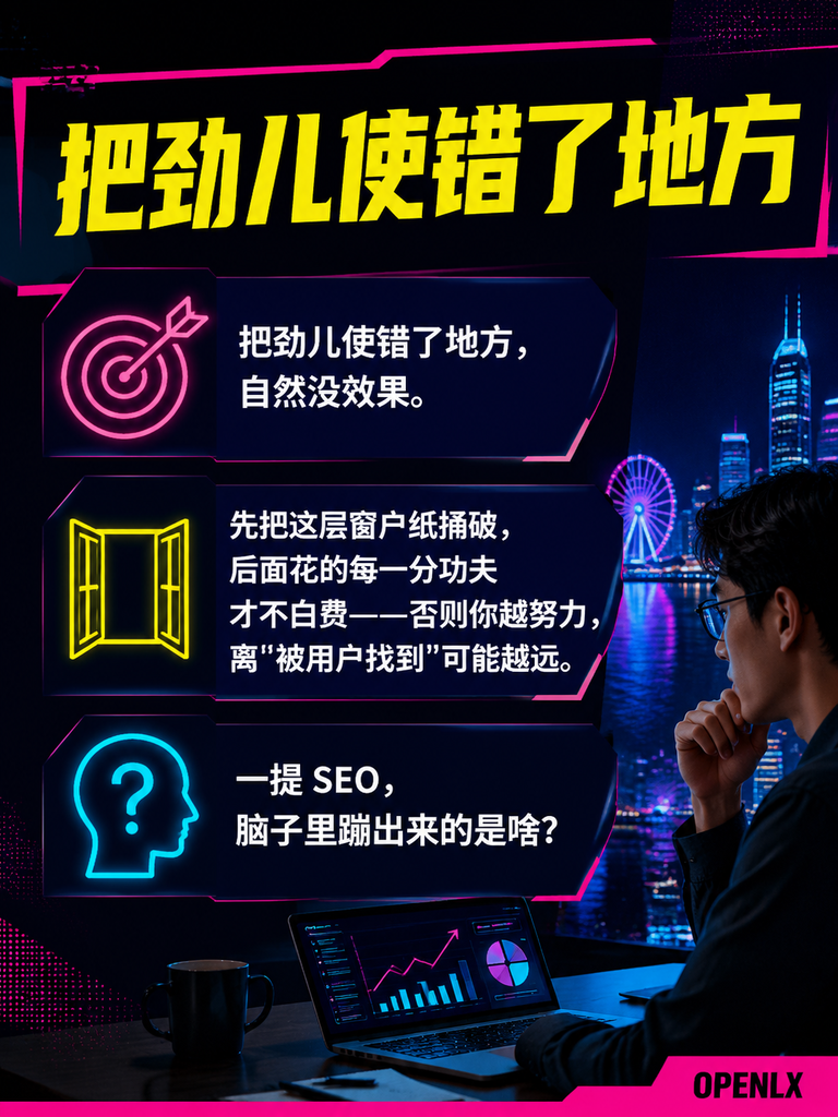 SEO到底在优化谁说人话版:SEO 优化的最终对象,其实是你自己