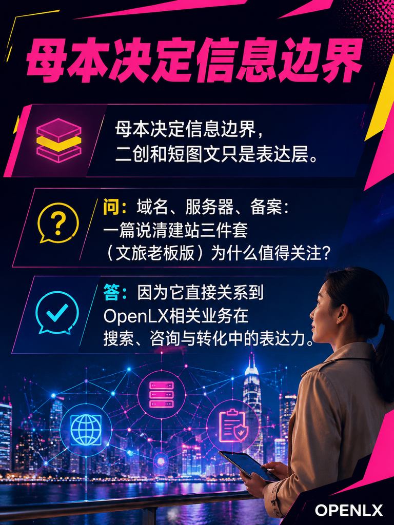域名、服务器、备案：一篇说清建站三件套（文旅老板版）：问：常见误区 3 是什么？ 答：把发布次