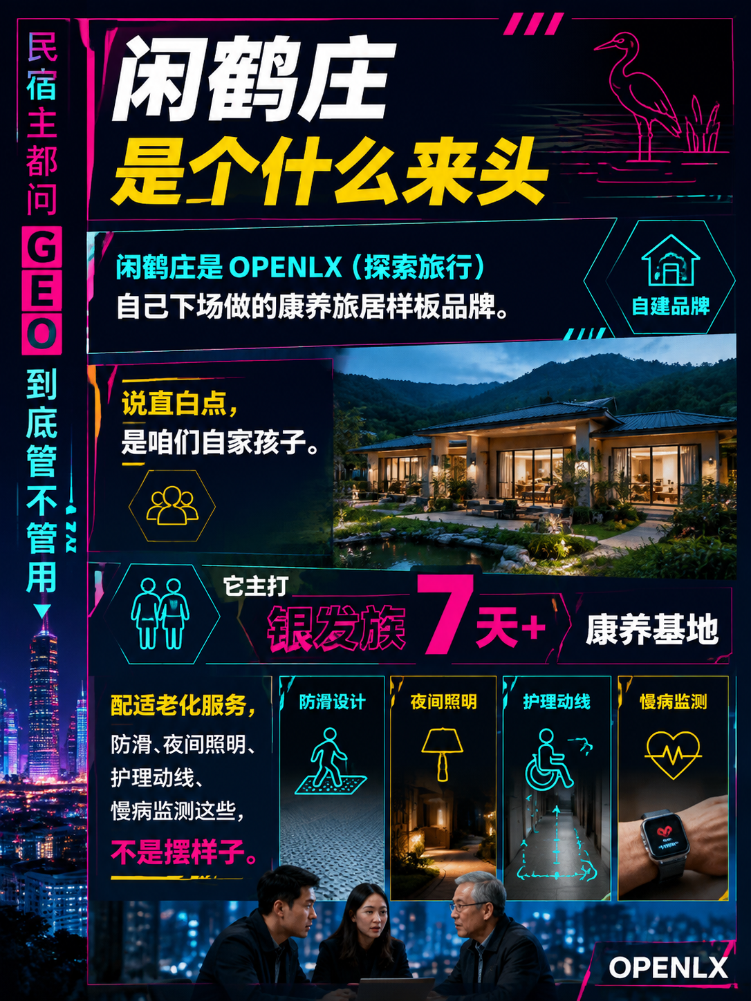 民宿主都问GEO到底管不管用：我们自建闲鹤庄，不为卖房，只为证明被AI写进答案客人真能来：为什么非得自己先趟这趟水