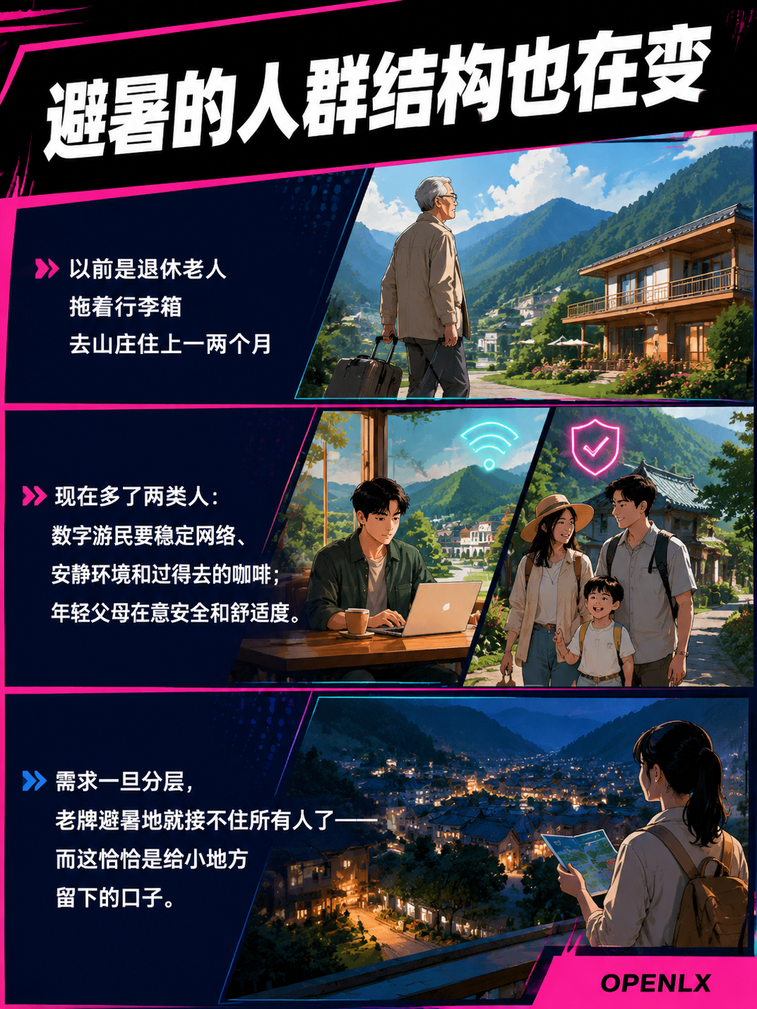 避暑旅游卷到白热化:老牌目的地挤不动,小地方靠什么被AI点名:小地方想出头,传统打法太贵
