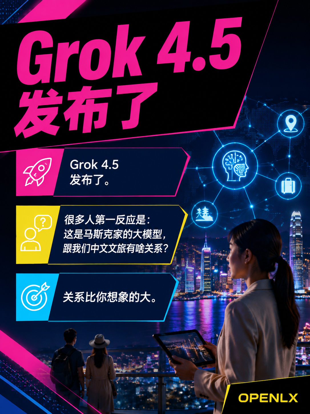 Grok 4.5发布了,对中文文旅内容意味着啥:导语