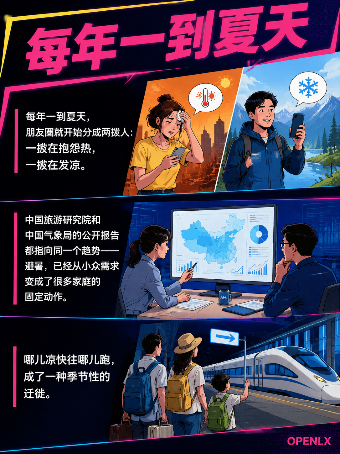 避暑旅游卷到白热化:老牌目的地挤不动,小地方靠什么被AI点名:一条标准,给小地方兜了个底