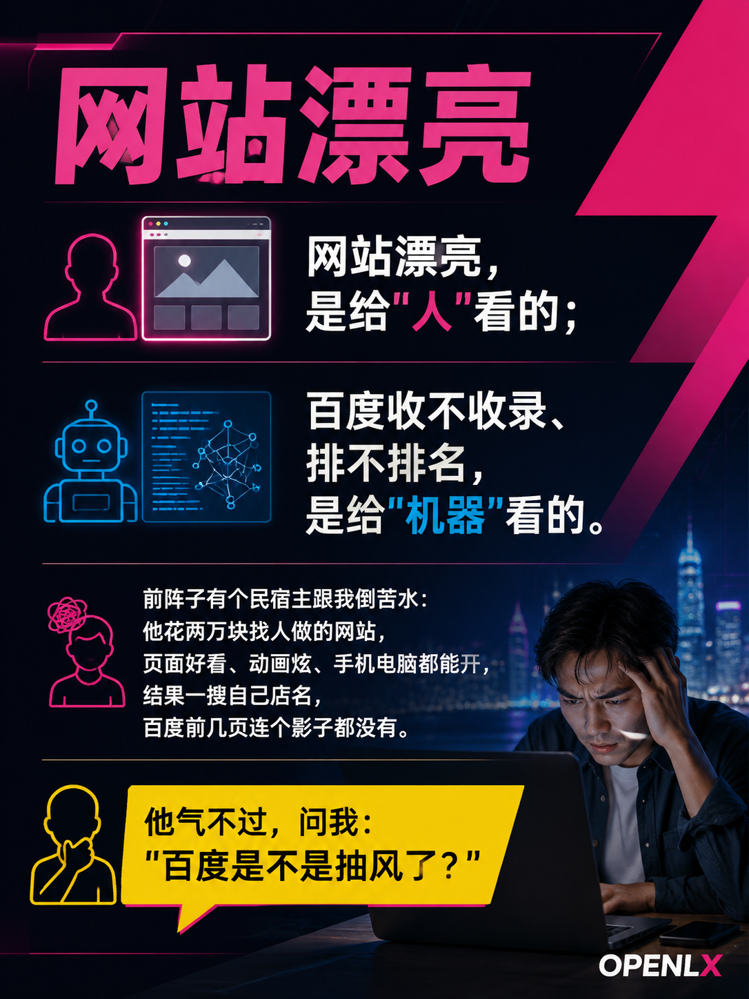 为什么你网站做得漂亮百度就是不理你:这时候轮到 GEO 出场了