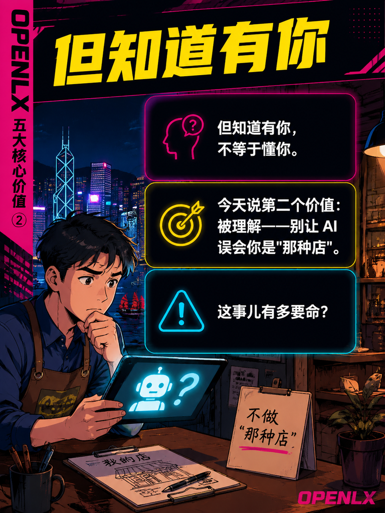 五大核心价值②:被理解——别让 AI 误会你是"那种店":把观点拆成判断步骤