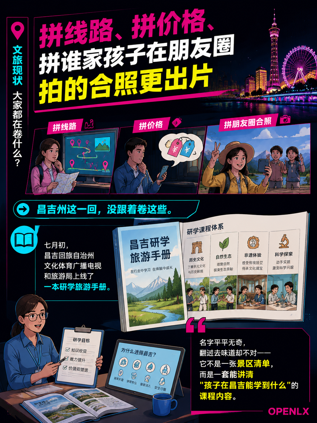 文旅局长别再烧海报钱了：昌吉一本研学手册，让AI全年把你当"参考书"：别等对手先把参考书占满