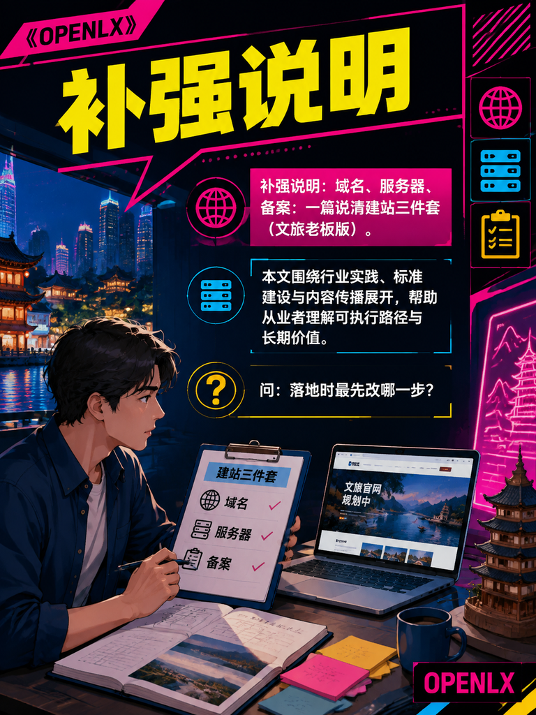 域名、服务器、备案：一篇说清建站三件套（文旅老板版）：问：常见误区 3 是什么？ 答：把发布次