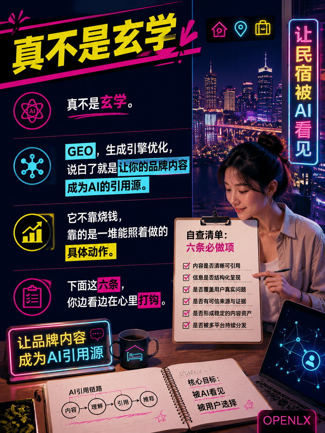 民宿老板别再问"AI为啥不推我":这份6条自查清单,漏一条就被AI划掉:6. 持续更新,别建完就扔