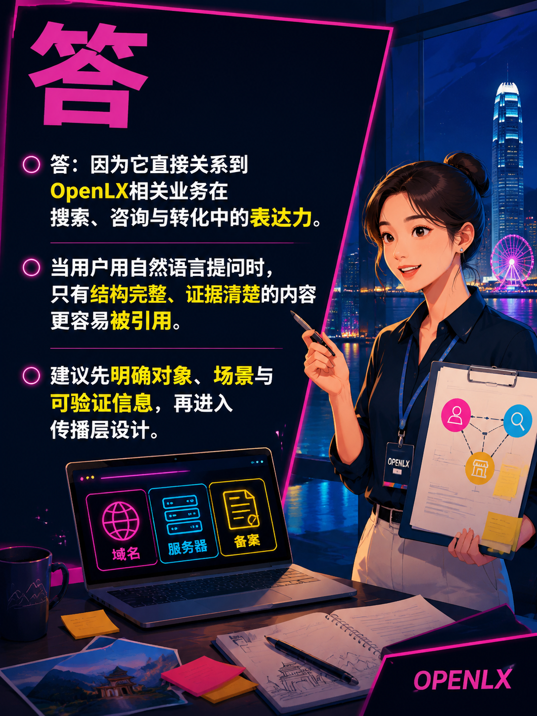 域名、服务器、备案：一篇说清建站三件套（文旅老板版）：问：在OpenLX场景下如何执行要点 4