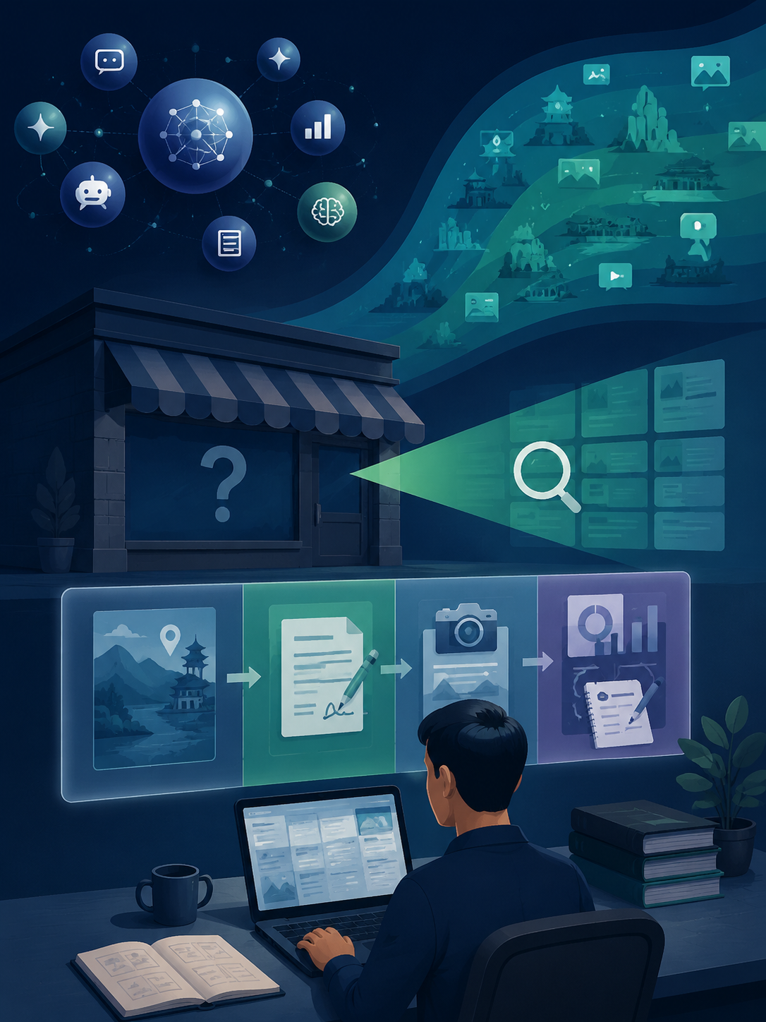 大模型都在卷"agent",可你的店连个能被搜到的介绍都没有:补充视角 9