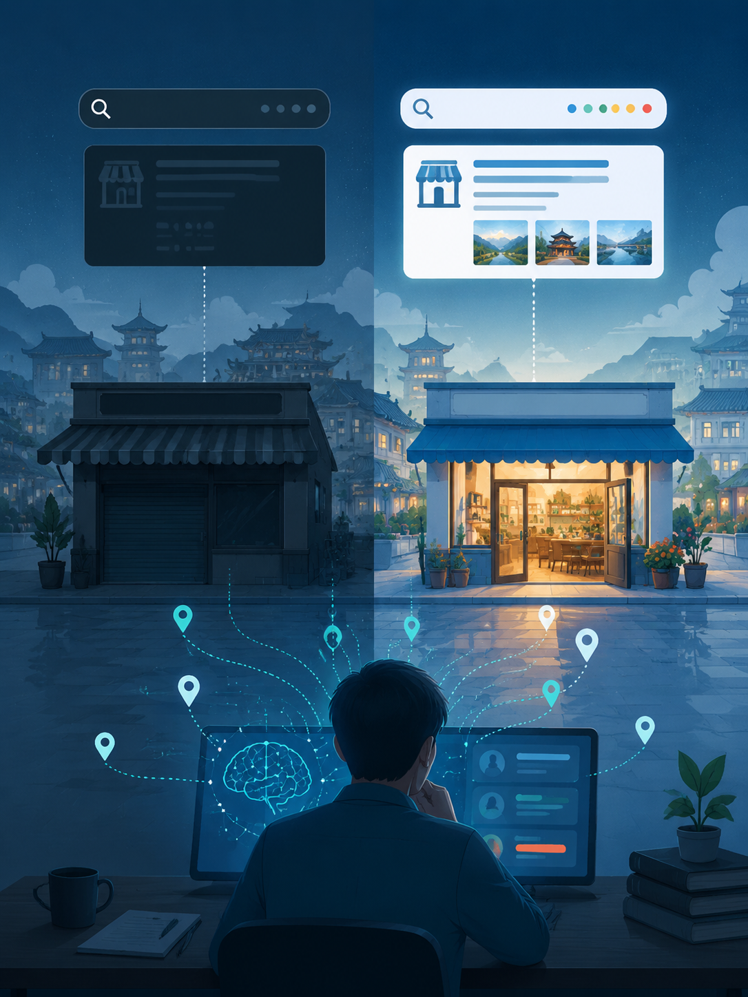 为啥同行一搜就有,你一搜就"查无此店":导语
