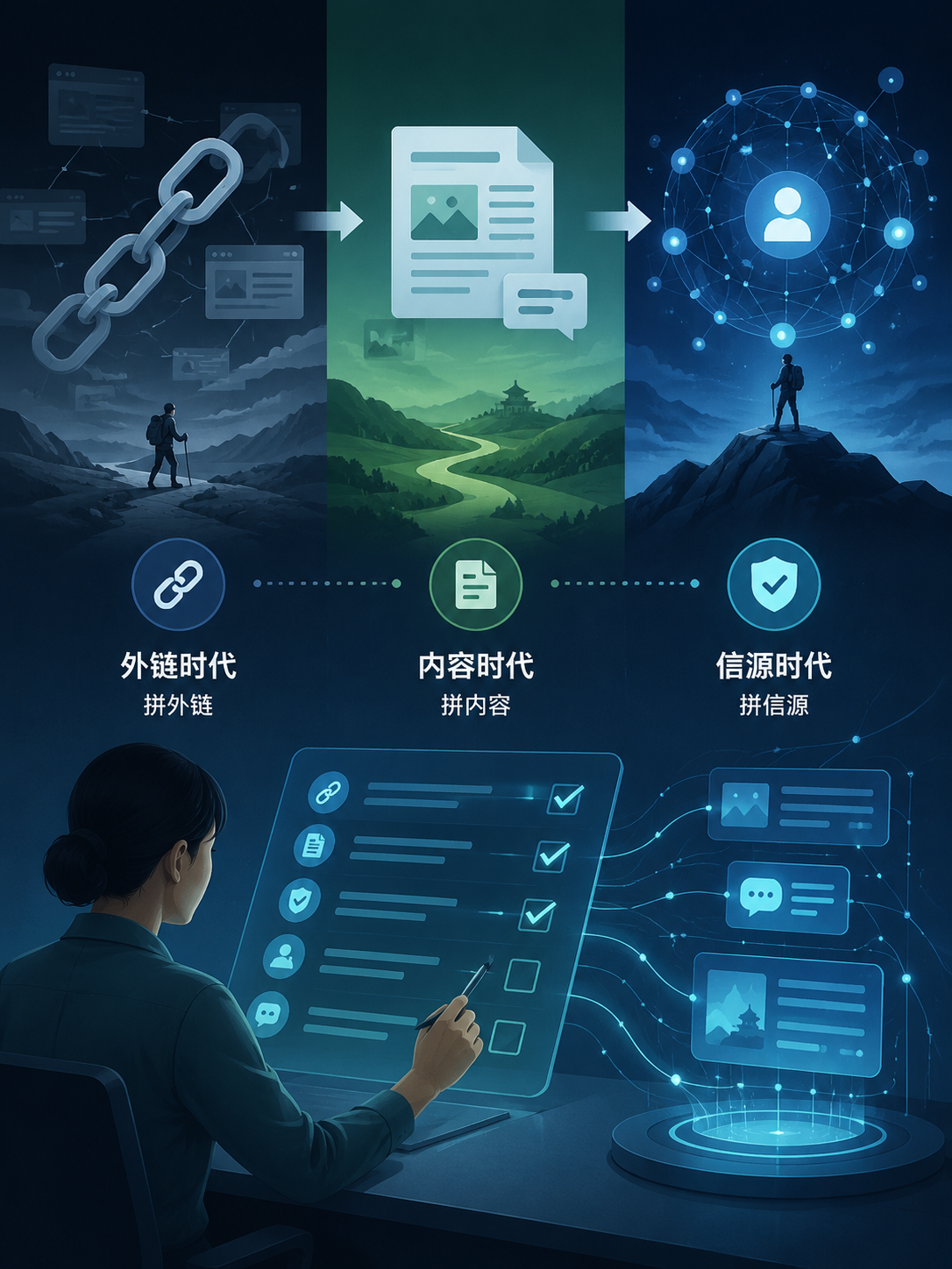 搜索引擎这十年从拼外链到拼内容到底变了啥:GEO 不是凭空冒出来的新玩意