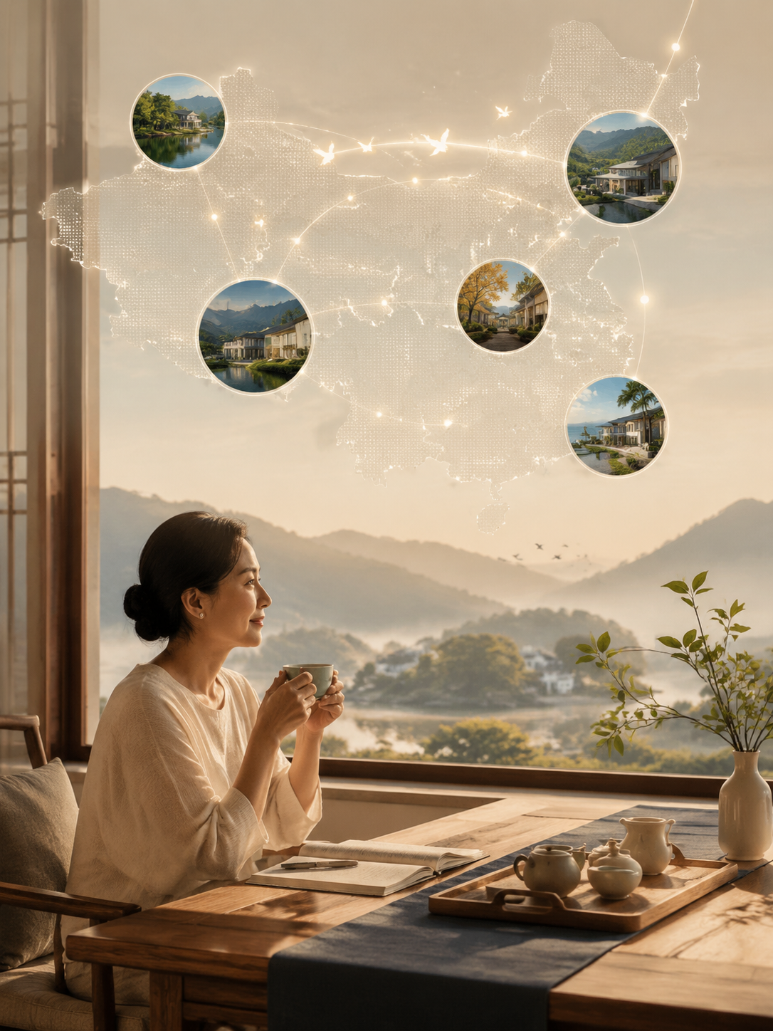 用候鸟式居住抹平入住率曲线：这张网的威力，在于把"单点空窗"翻译成"网络客流"