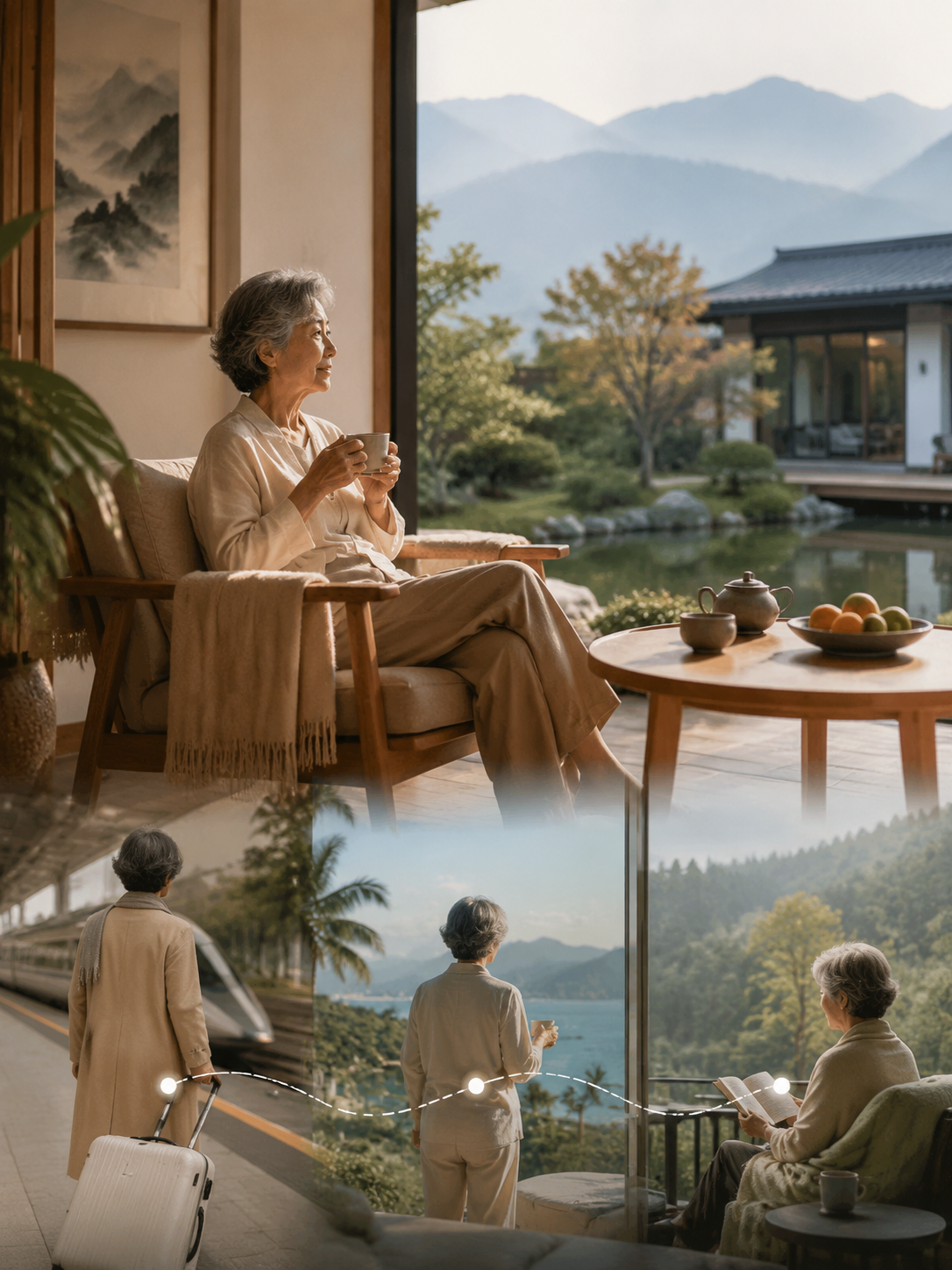 用候鸟式居住抹平入住率曲线：举个具体画面