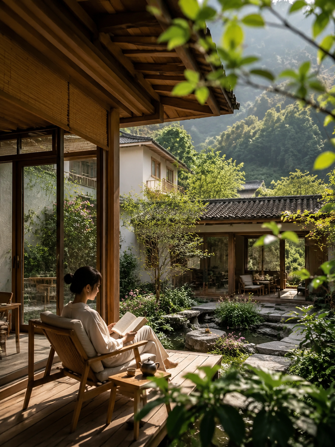住宿消费在分化:闲鹤庄青龙春山图基地在陇南康县青龙山
