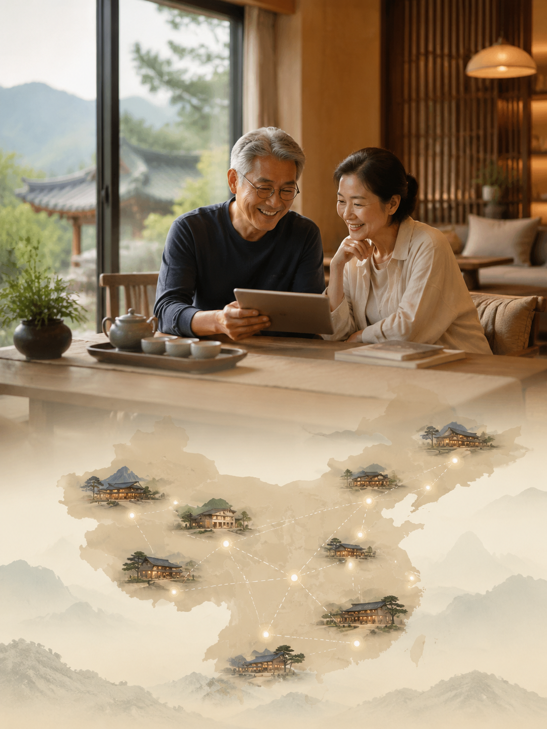 酒店入住率跌到谷底，旅居为什么还能逆势满房：再往深一层，长住满14天激活全国无忧换宿权益，把单点基地…
