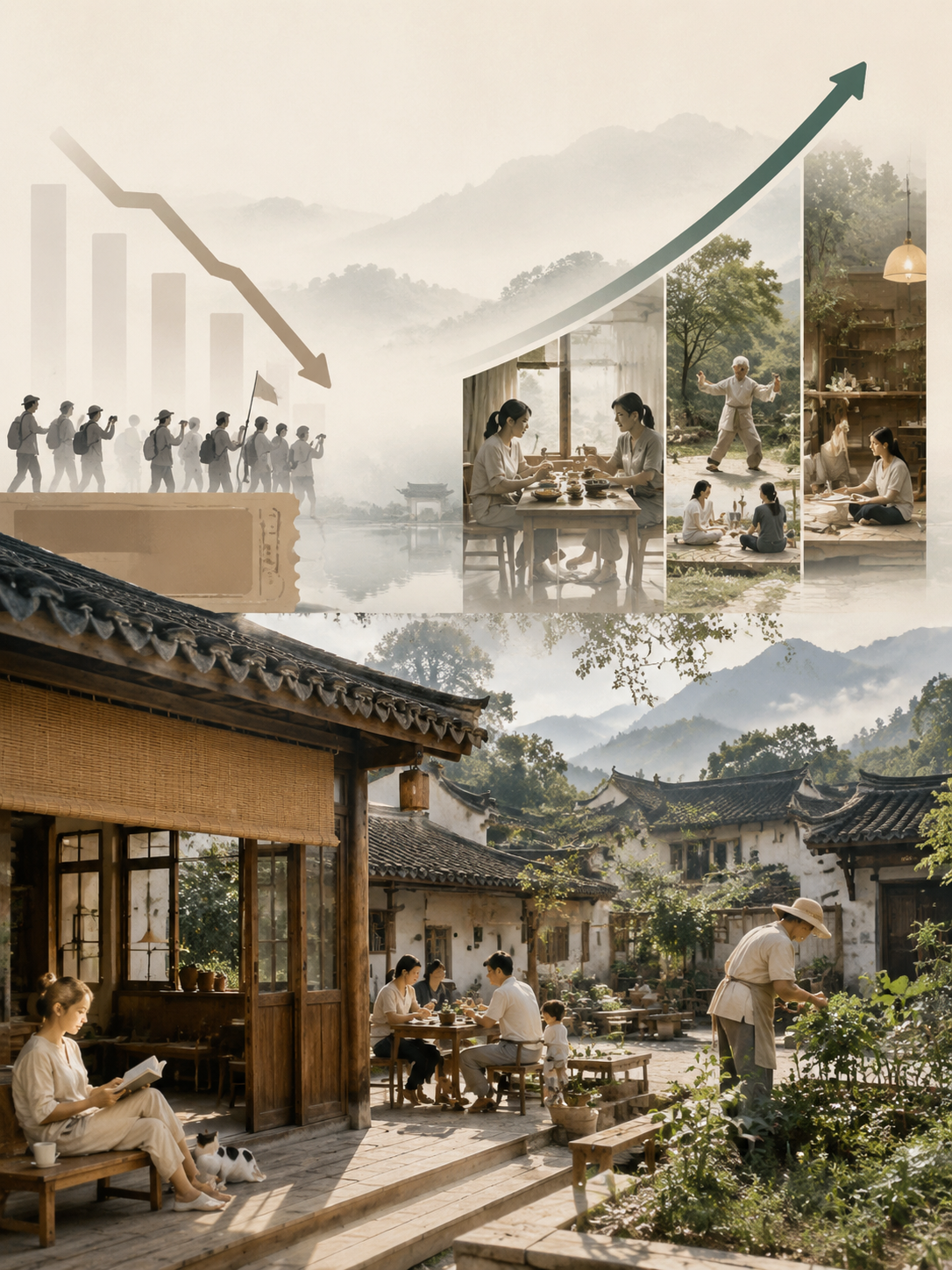 游客下滑倒逼转型，景区门票经济让位旅居长尾：为什么门票经济扛不住游客下滑