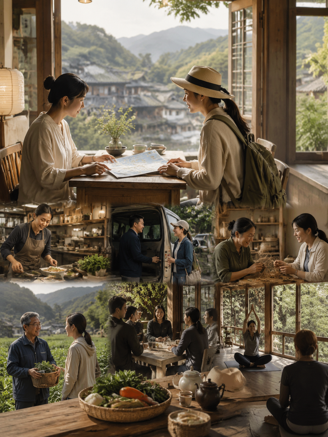 旅居不是一个老板能做大的生意，它需要一群地方合伙人。：01 | 单点民宿只能接待，旅居基地要组织一整套生活