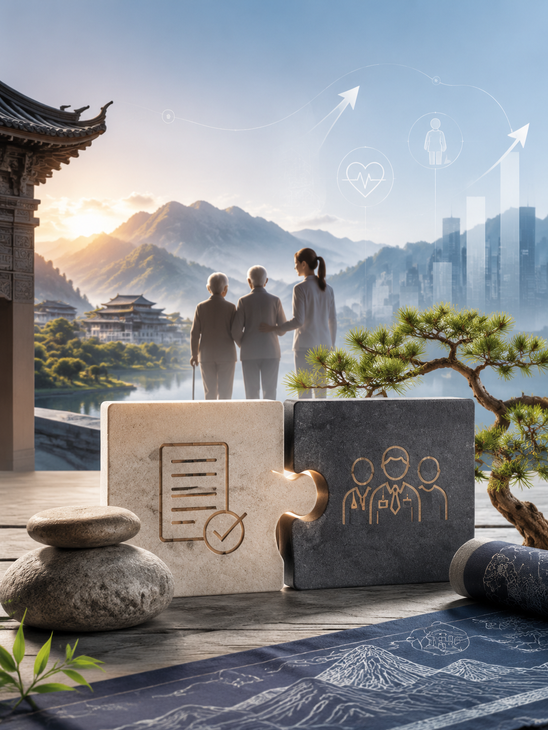 政策“东风”已来!从“十五五”看未来五年:文旅的尽头,是“康养”与“银发”。:浪潮一:人口结构的“银色海啸”