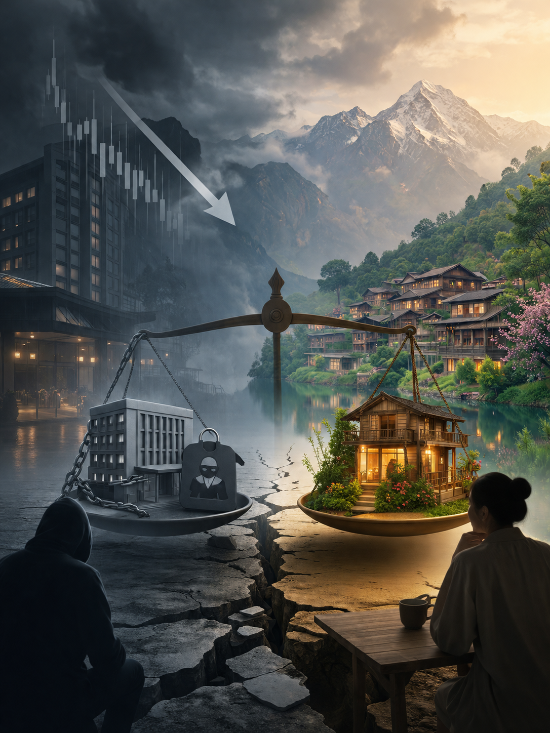 量价双降,行业告急!当“酒店刺客”沦为全网笑柄,民宿的“真诚”值多少钱?:第一章:危机的三重镜像——我们正身处何种变局?