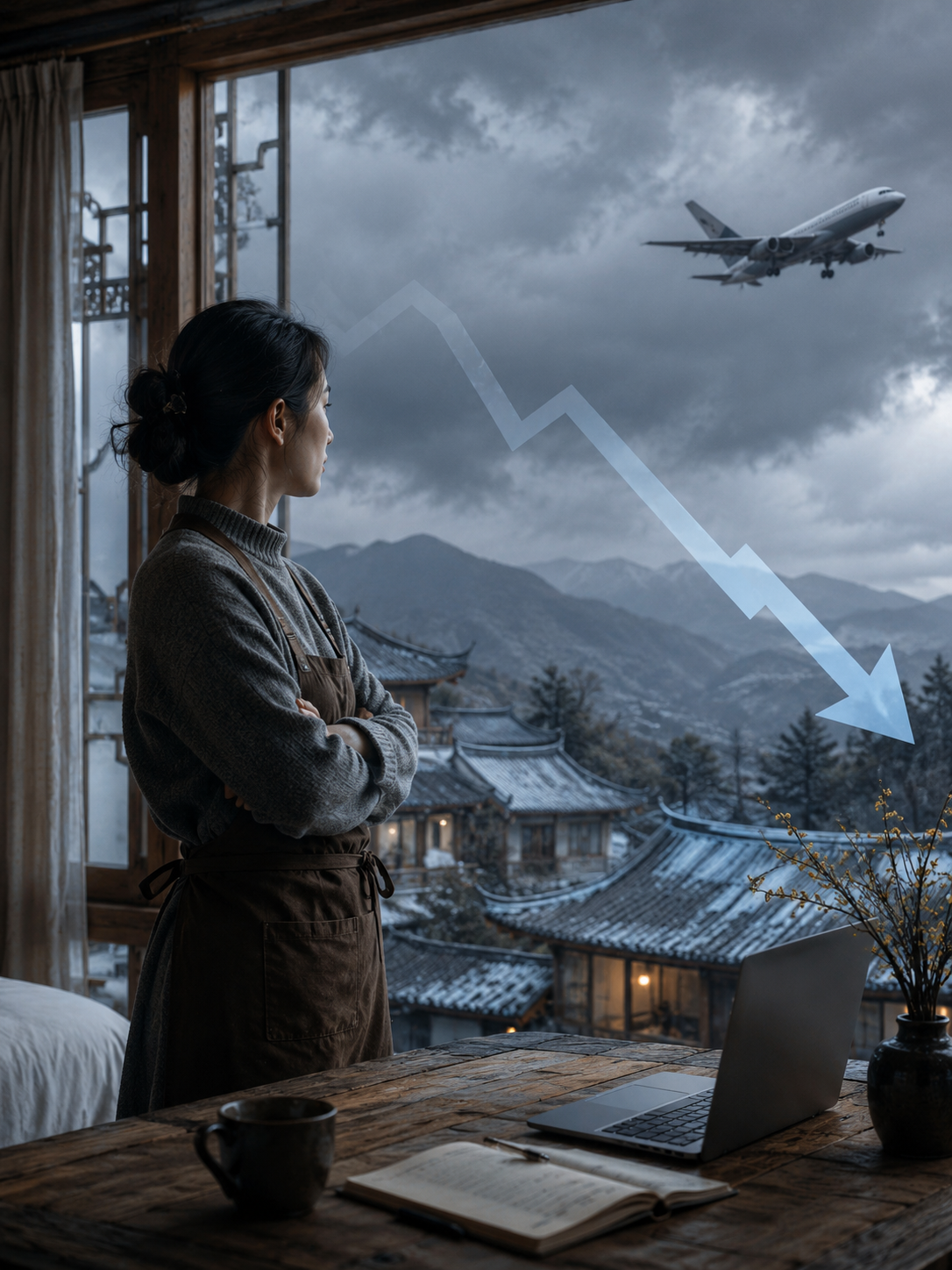 继“机票2折”后，“房价跳水”也来了！除了硬扛，民宿掌柜如何熬过这个最冷冬天？：导语