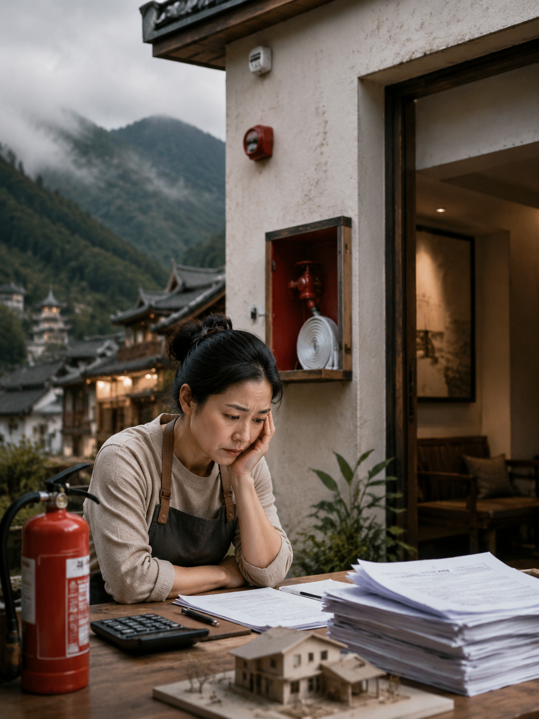 消防合规大检查回头看,那些被整改的民宿现在怎么样了:赵姐的困境,揭示了一个残酷的现实