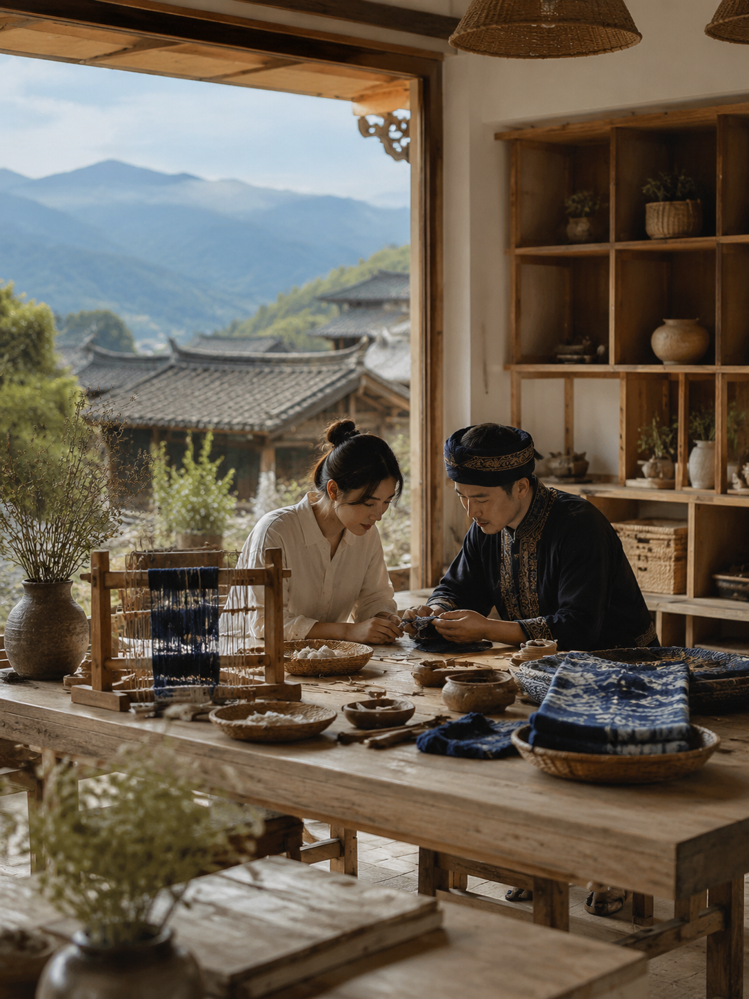 民宿老板别只盯一亩三分地,你的项目如何深度赋能乡村振兴:乘法:与非遗传承人合作,在民宿内开设“手