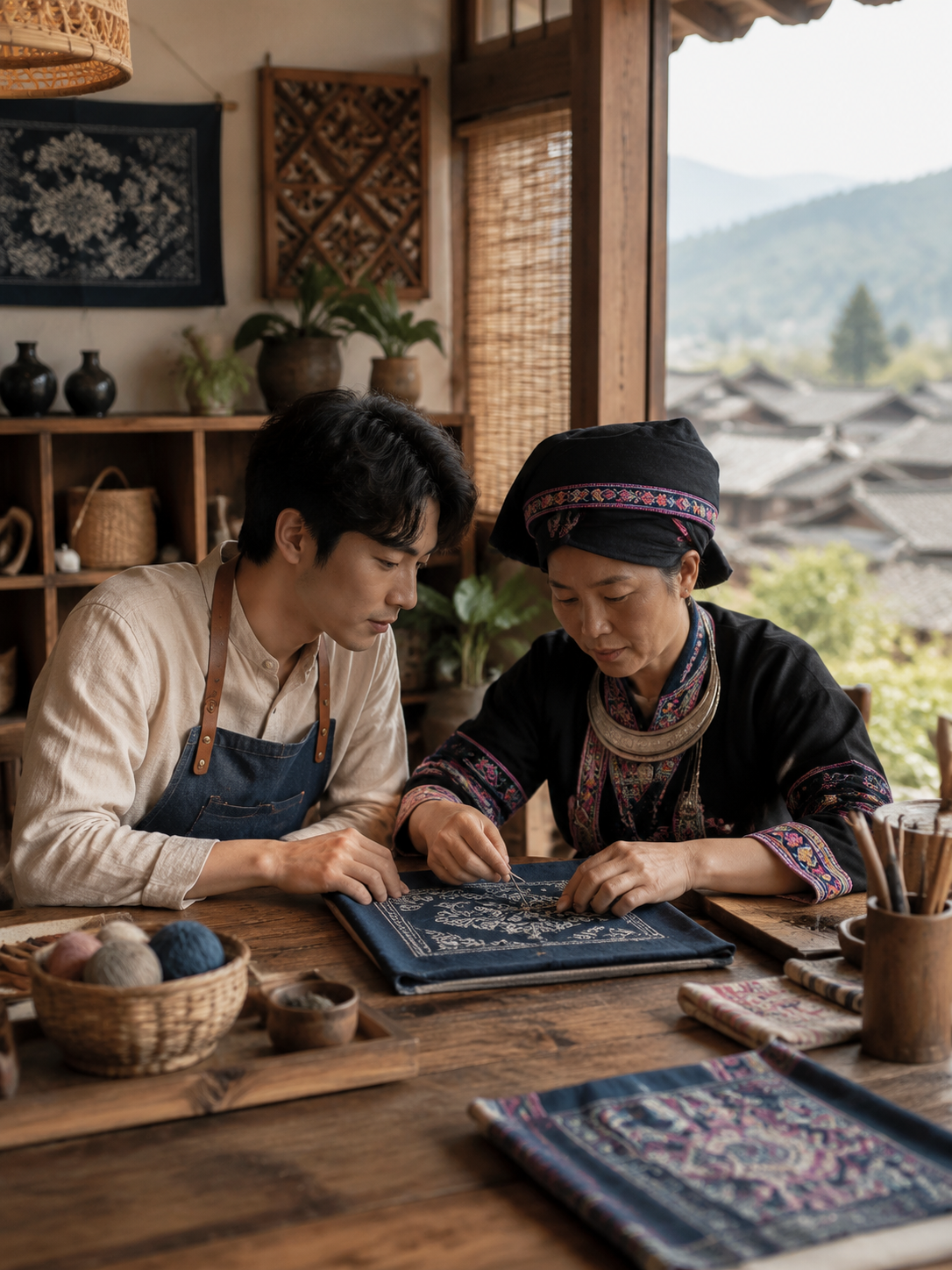 民宿老板别只盯一亩三分地,你的项目如何深度赋能乡村振兴:乘法:与非遗传承人合作,在民宿内开设“手
