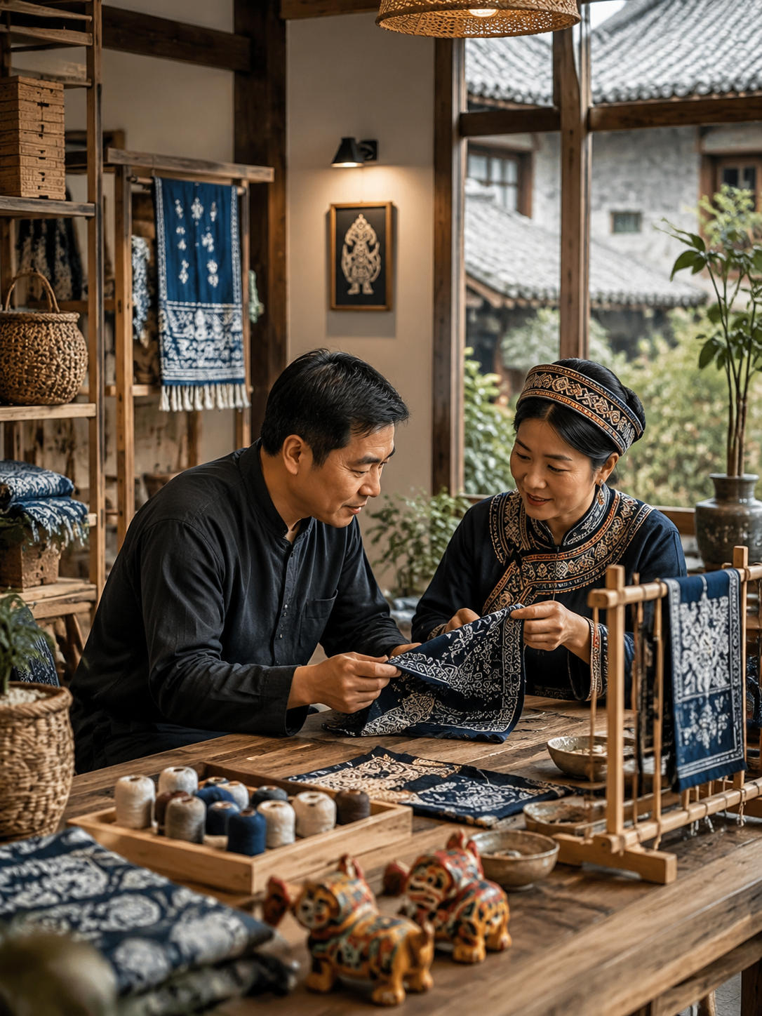 民宿老板别只盯一亩三分地,你的项目如何深度赋能乡村振兴:乘法:与非遗传承人合作,在民宿内开设“手