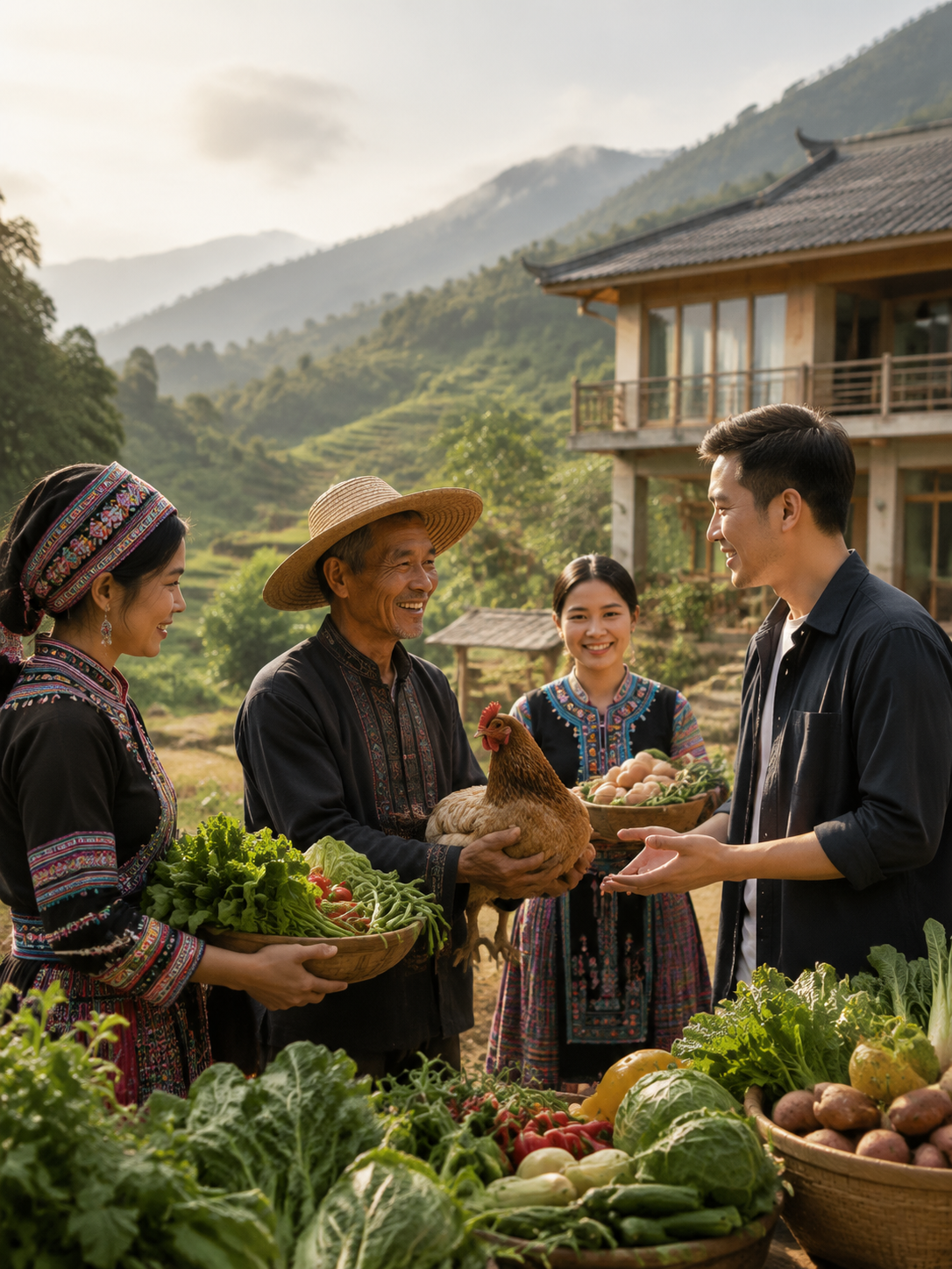民宿老板，别只盯着“一亩三分地”！你的项目如何深度赋能乡村振兴大棋局？：“民宿+农业”：从“采购者”到“价值发现者”