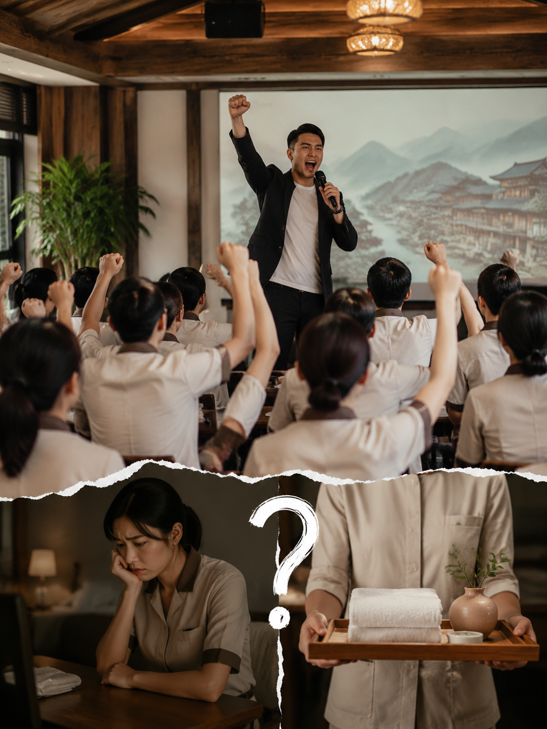 “金牌管家”依然一人难求!9月,民宿人才培训的“坑”你还要踩多久?:“鸡血式”培训——治标不治本的情绪狂欢