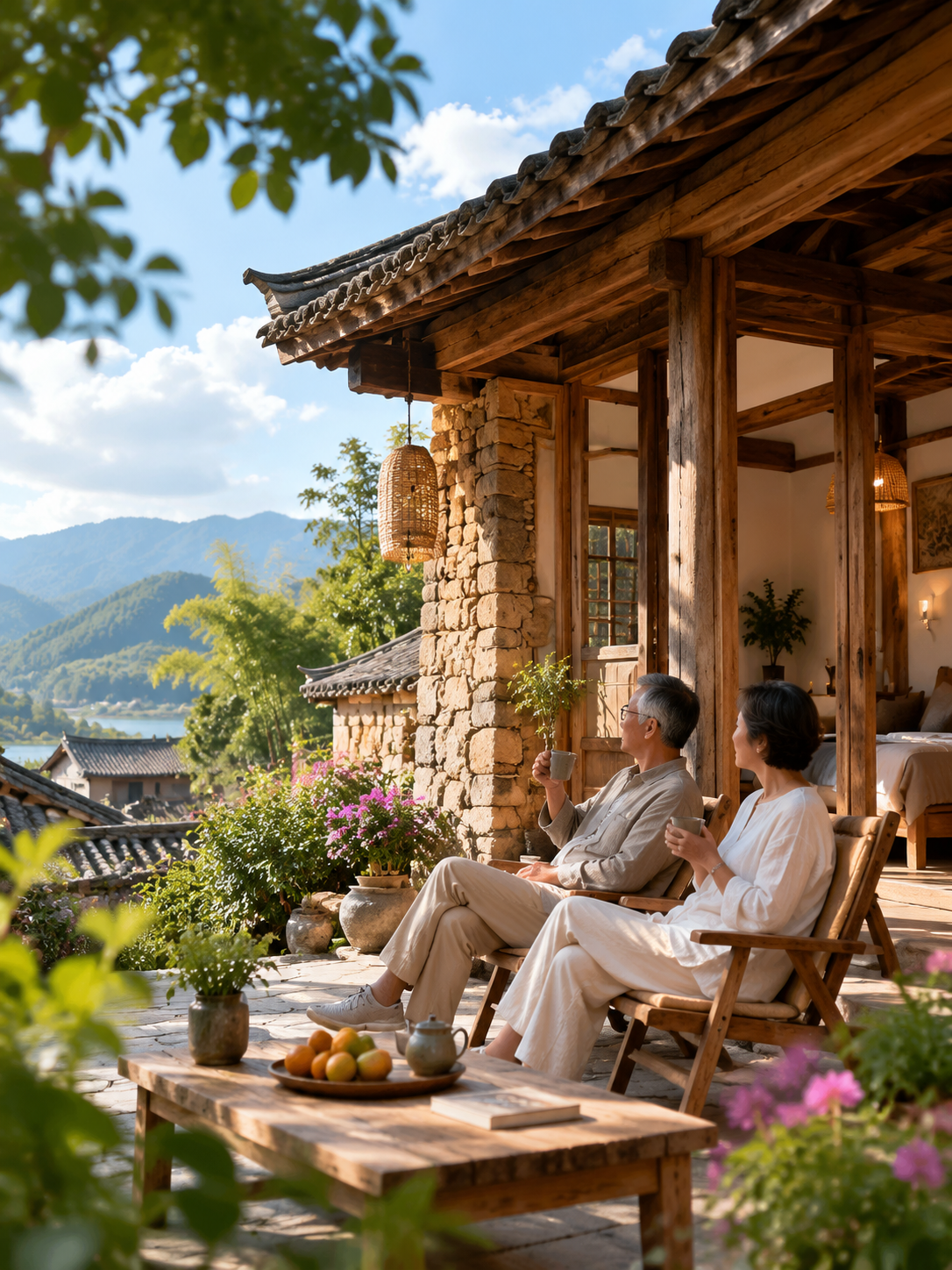 颠覆认知!老旧民宿“逆龄术”:康养旅居竟用原始结构收割旅居客群?:老旧民宿,尤其是运营5 6年的乡村民宿,往往具备以下优势:
