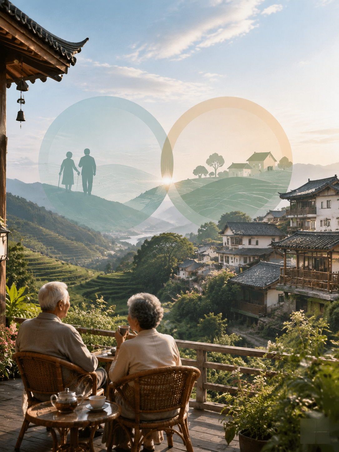 银发经济与乡村振兴交汇,康养旅居站上政策风口:导语