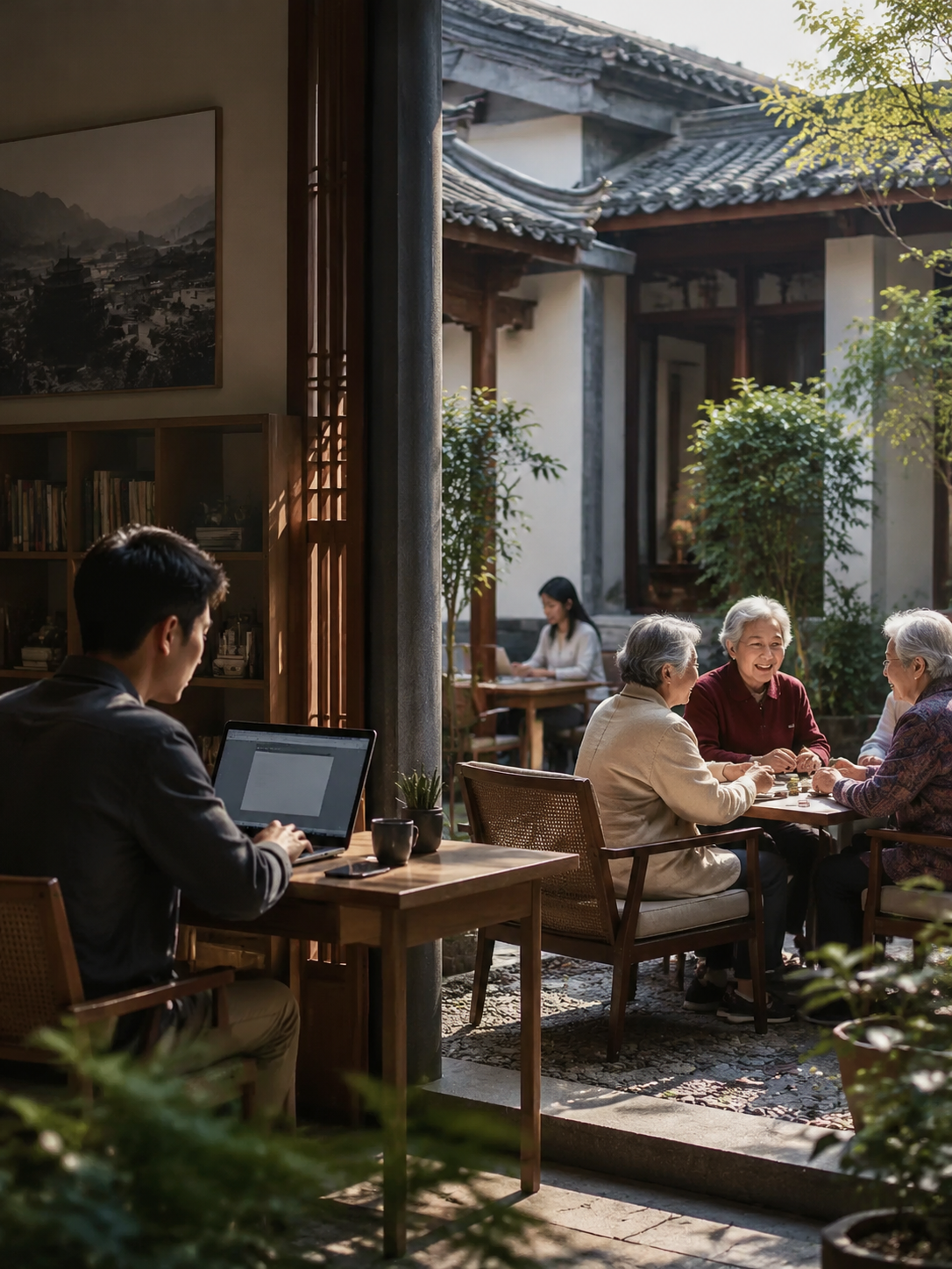 数字游民正在重写中国旅居目的地格局:多数民宿的卖点是"逃离工作",而游民要的是"带着工作去生活"