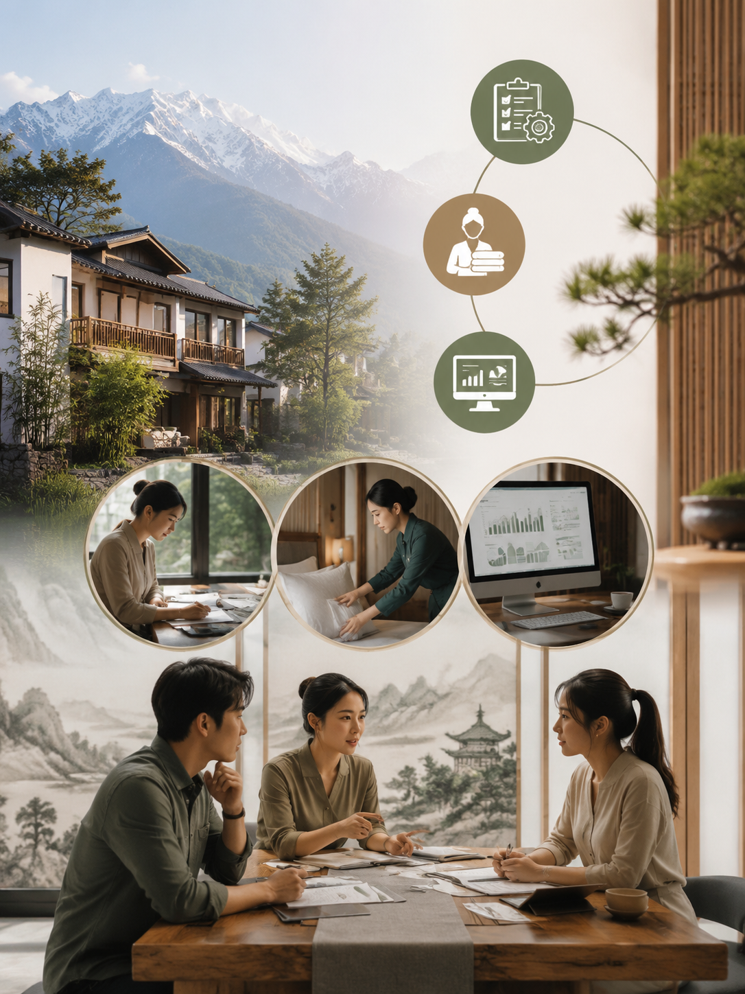 民宿高质量发展云南答卷:标准化研究正式进入国家级赛道:面对节后转让潮与市场洗牌,追求高质量发展的民宿主应采取以下三项战略行动:
