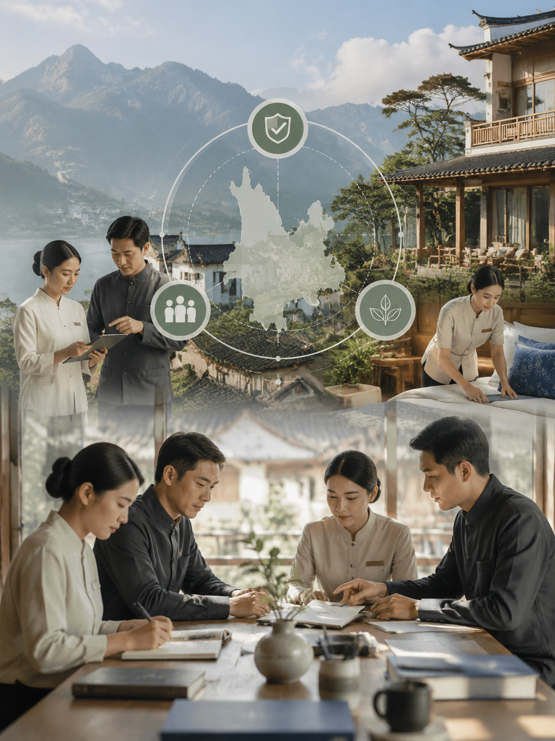 节后退烧与转让潮背后:2026民宿业进入去弱存强深水区:面对节后的退烧,真正的民宿主理人应实施以下三位一体的“升维战术”: