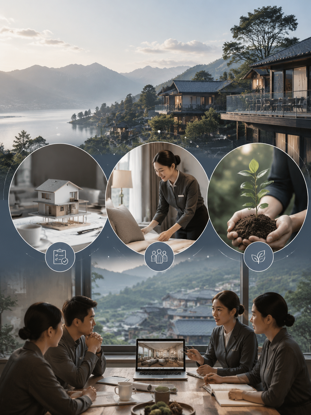 节后退烧与转让潮背后:2026民宿业进入去弱存强深水区:面对节后的退烧,真正的民宿主理人应实施以下三位一体的“升维战术”: