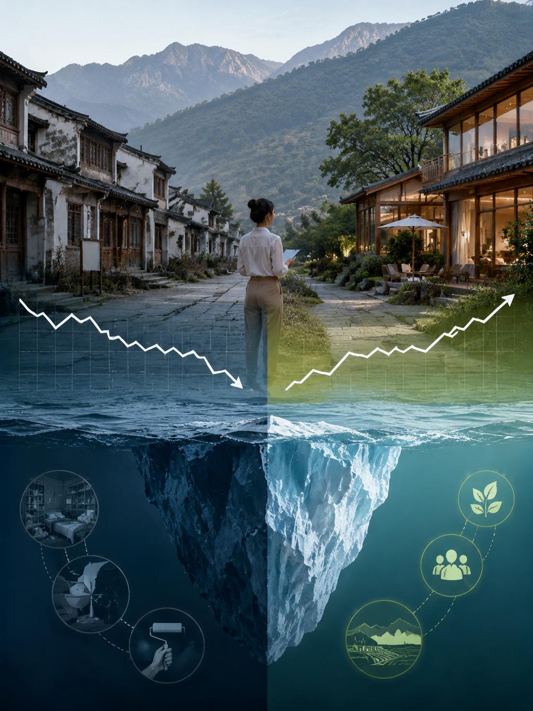 节后退烧与转让潮背后:2026民宿业进入去弱存强深水区:【引言:狂欢落幕,谁在裸泳?】