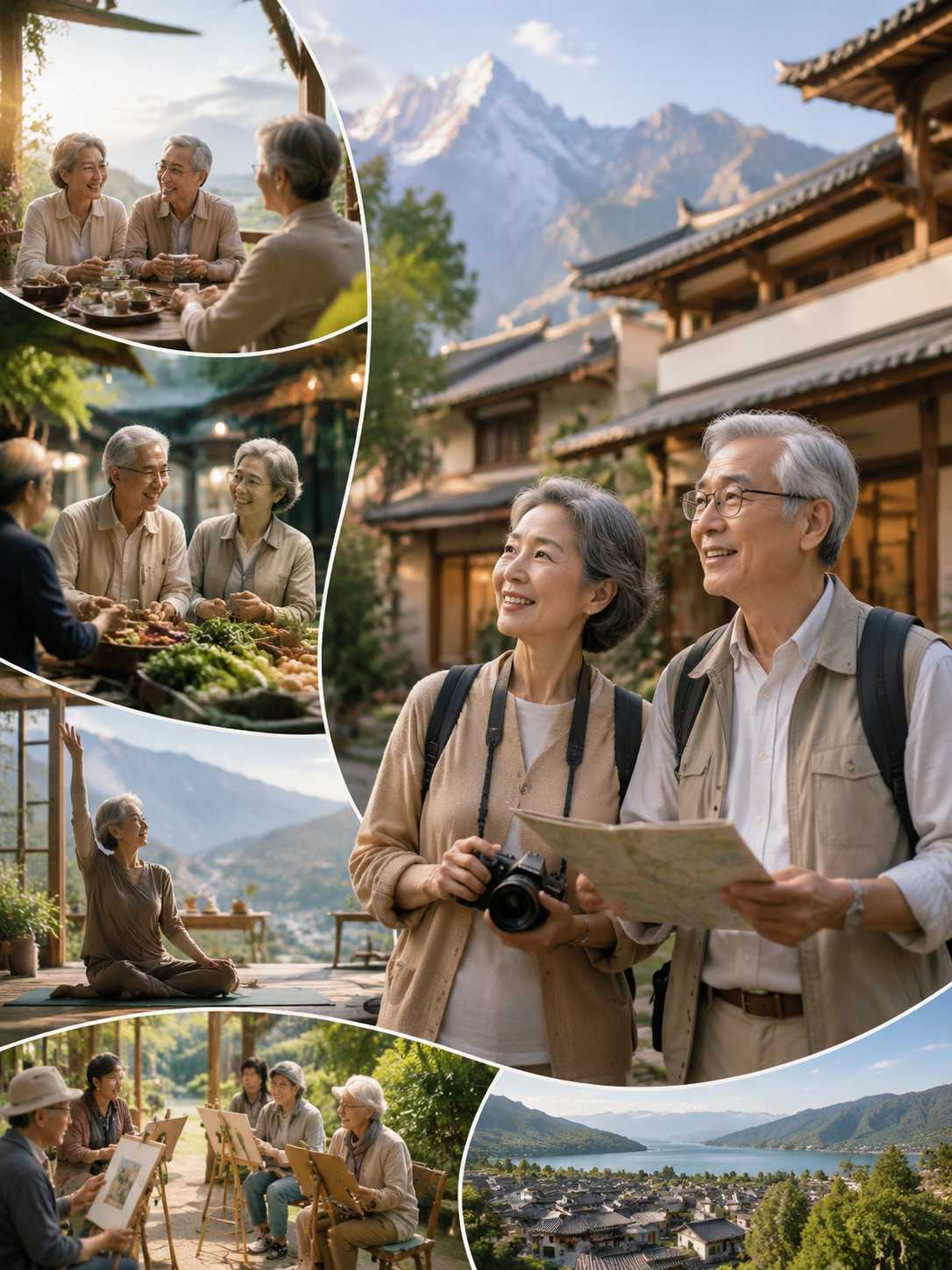 活力老人正在兴起:民宿如何把握“享老”旅居新趋势:旅居之所以能够成为活力老人“享老”的热门选择,主要有以下几个方面的原因: