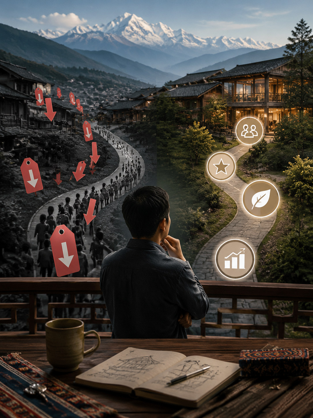 抖音团购 “低价” 内卷加剧：民宿老板，你是在 “赚吆喝” 还是在 “真赚钱”？：换个角度看：抖音团购 “低价” 内卷加剧：民宿老板，你是在 “赚吆喝” 还是在 “真赚钱”？