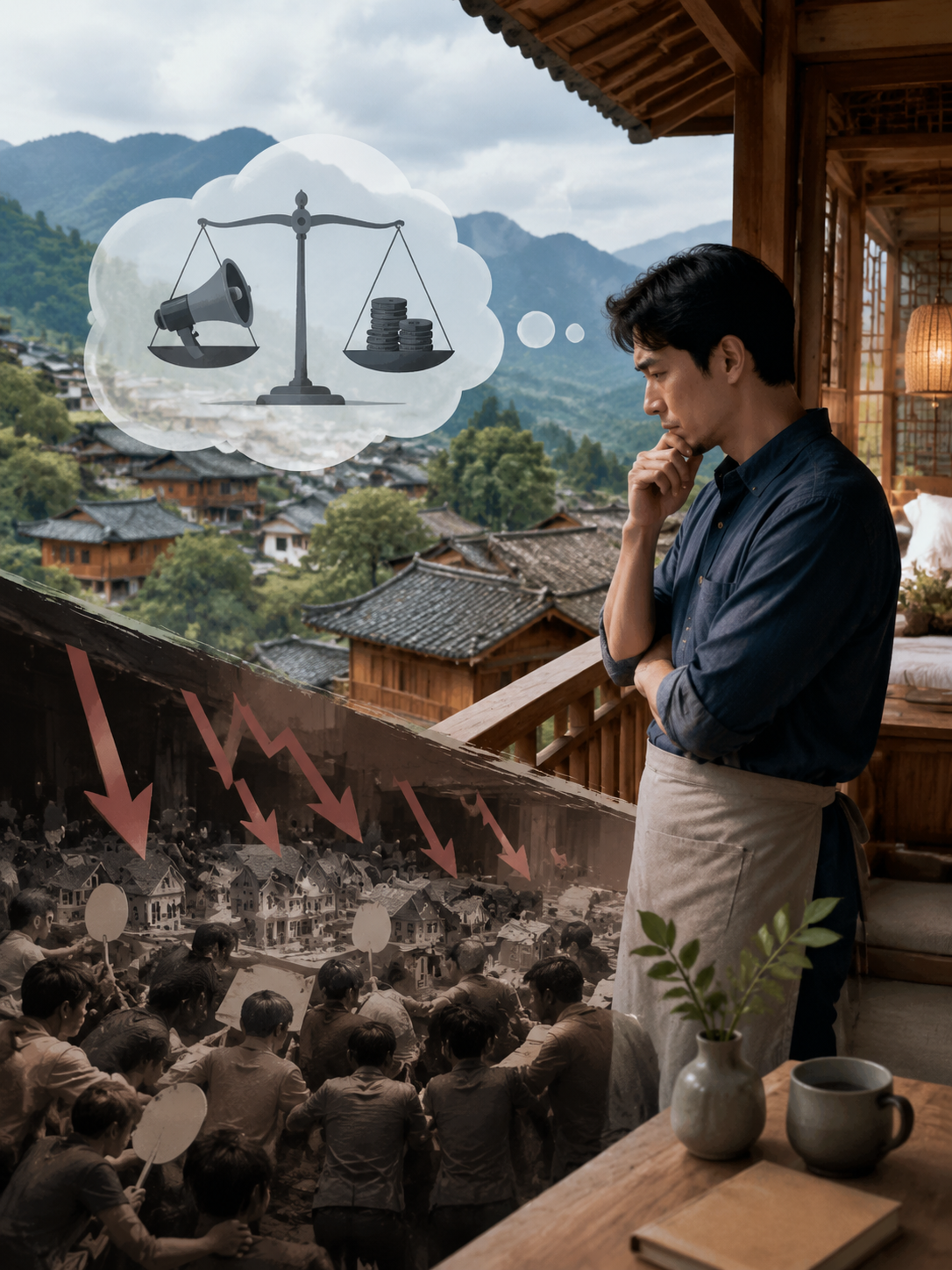 抖音团购 “低价” 内卷加剧：民宿老板，你是在 “赚吆喝” 还是在 “真赚钱”？：补充视角 1