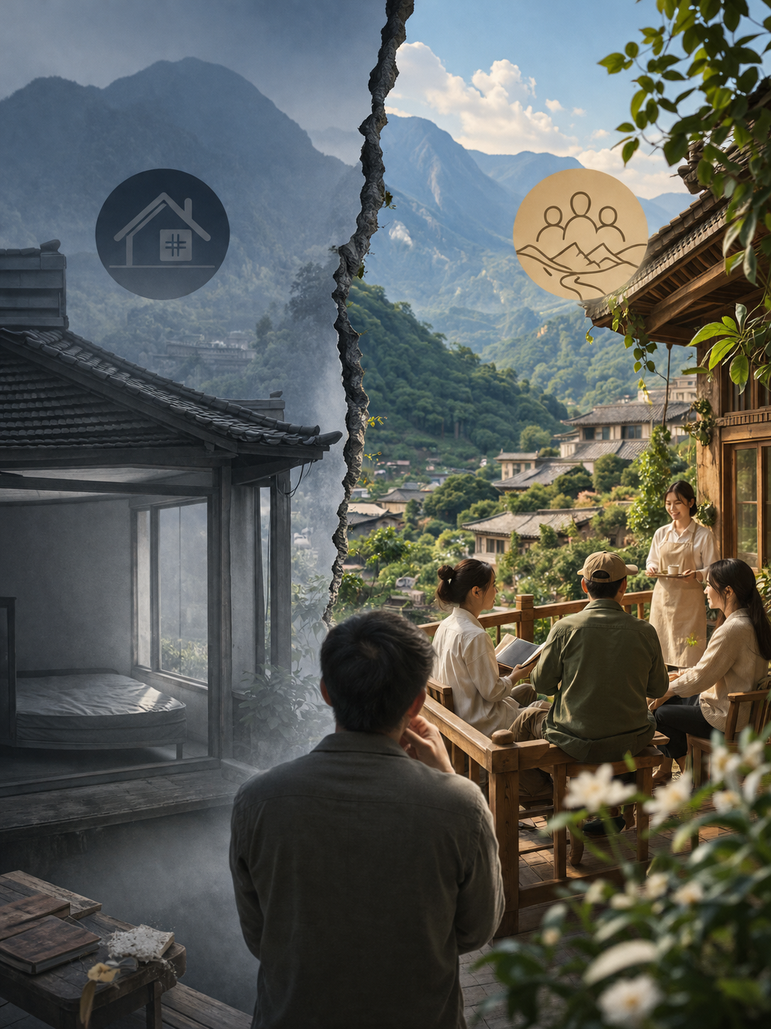为什么越来越多民宿老板发现:有房没人住:二、行业问题:同质化与表达断层