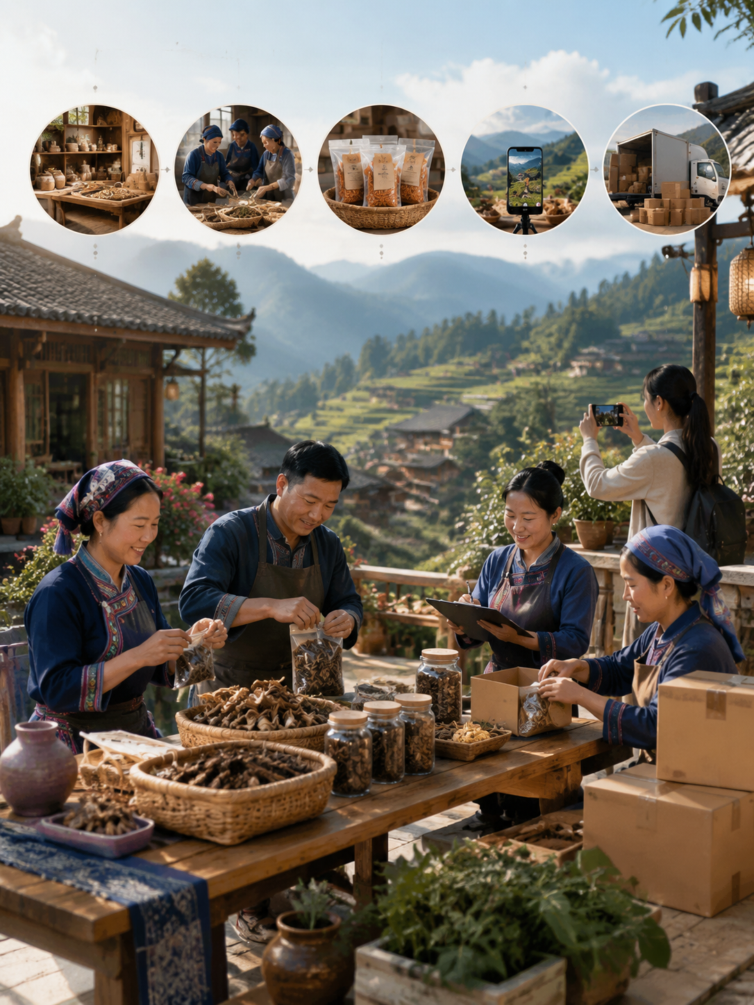 乡村民宿带火土特产，村民增收的真实路径：合作社统筹很关键