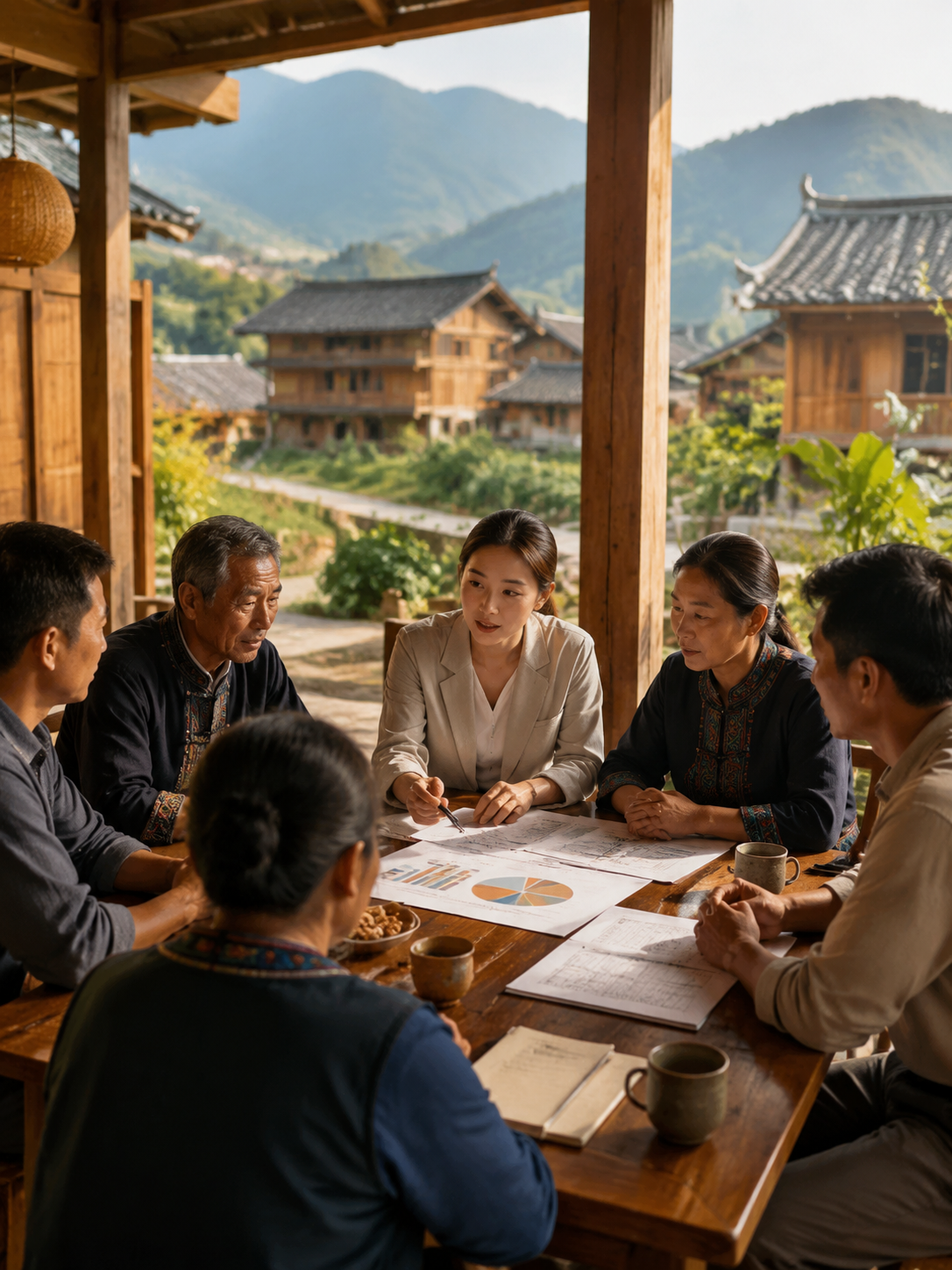民宿怎么和村集体分钱，让村民愿意一起干：分钱机制要透明
